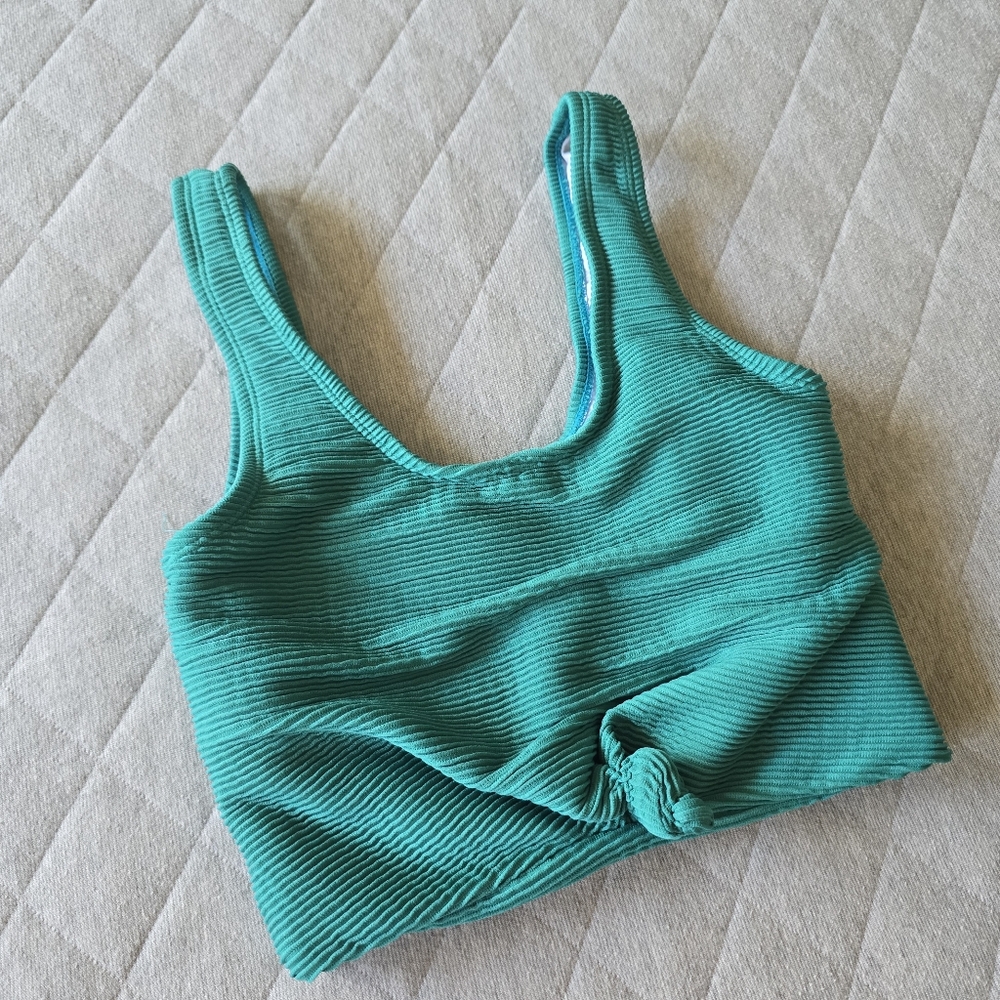 Coral Reef Traveler Swim Top Size XXS 00/0‎ Green